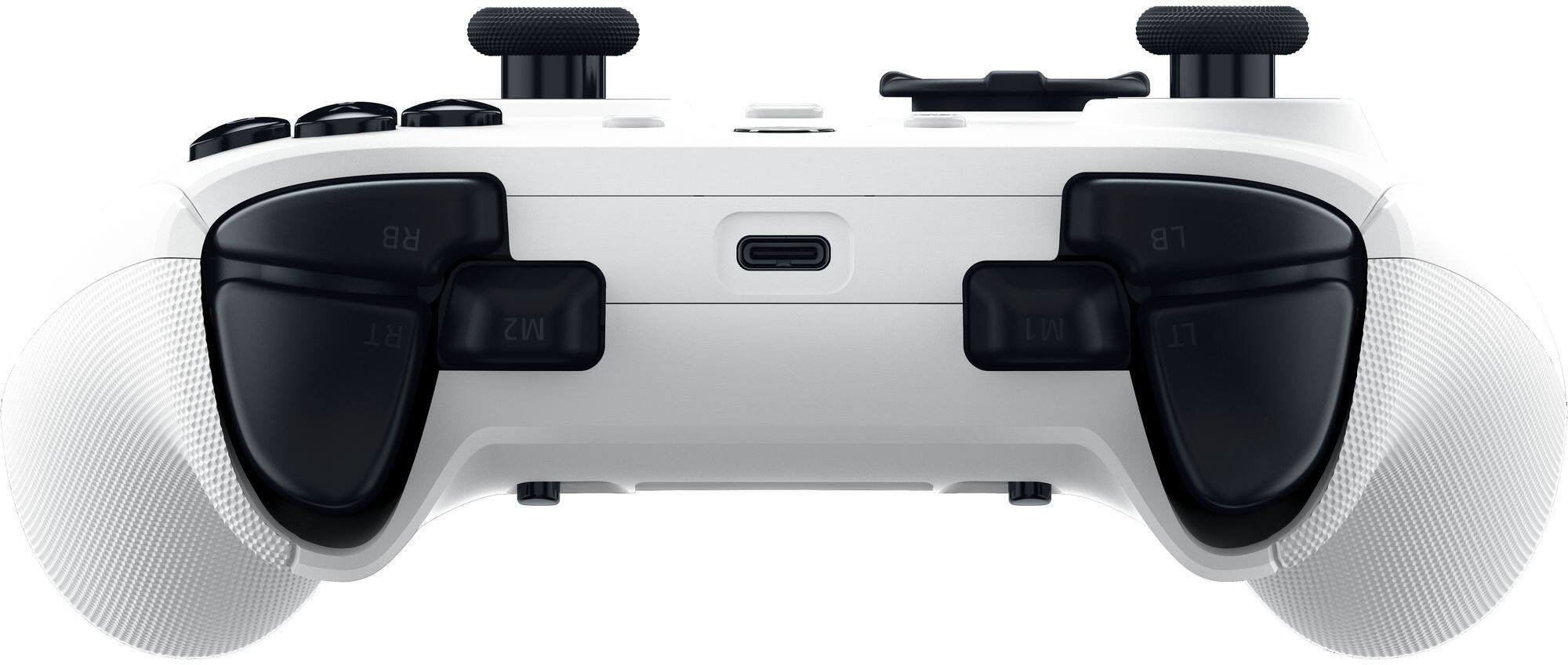 Alt View 6. Razer - Wolverine V3 Pro Wireless Gaming Controller with 6 Remappable Buttons, Fast Triggers, Designed for Xbox Series X|S, PC. - White.