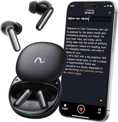 VIAIM RecDot Voice Recorder Earbuds, AI meeting Assistant with VIAIM RecDot Voice Recorder Earbuds, AI meeting Assistant with