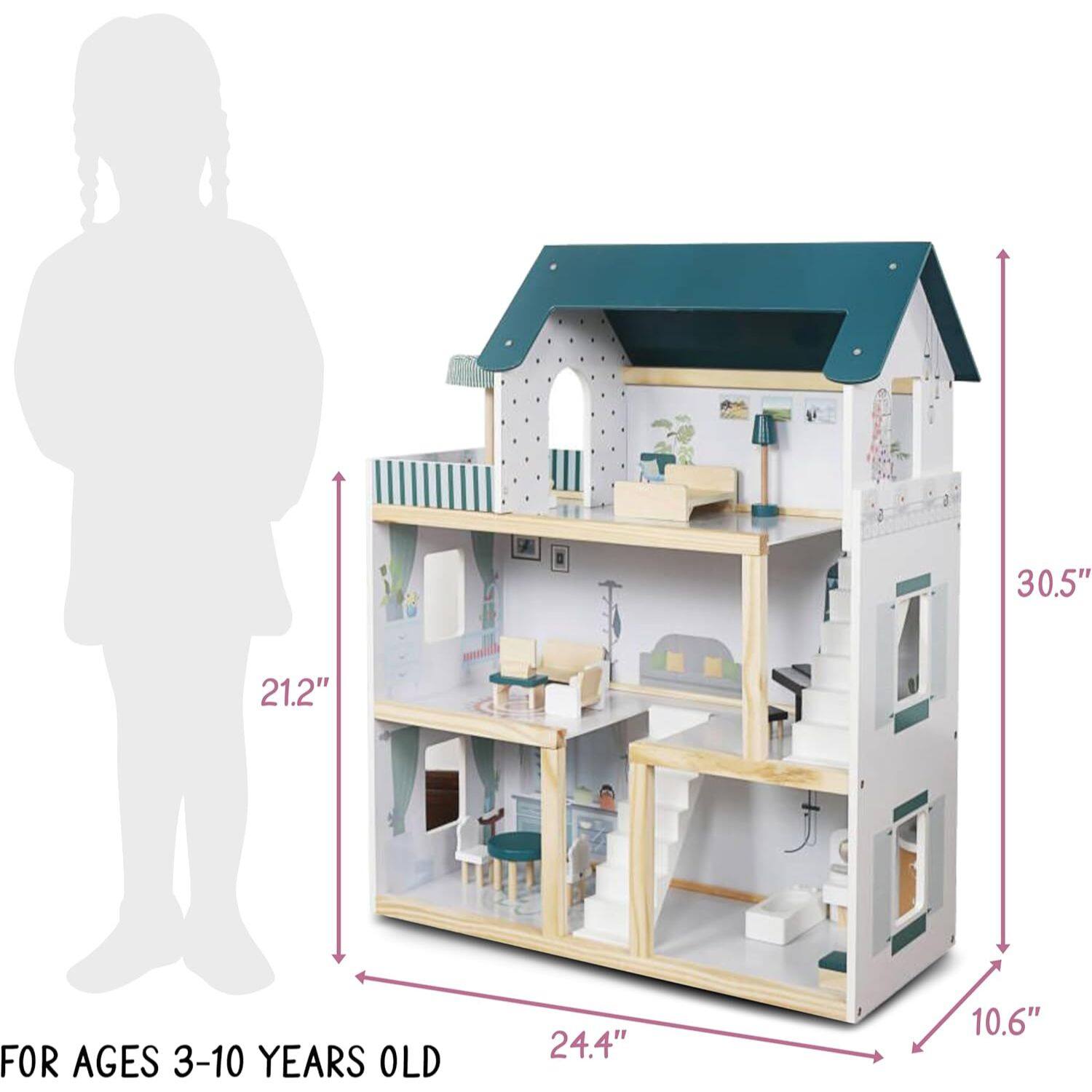 FOR AGES 3-10 YEARS OLD

30.5"  
24.4"  
10.6"  
21.2"