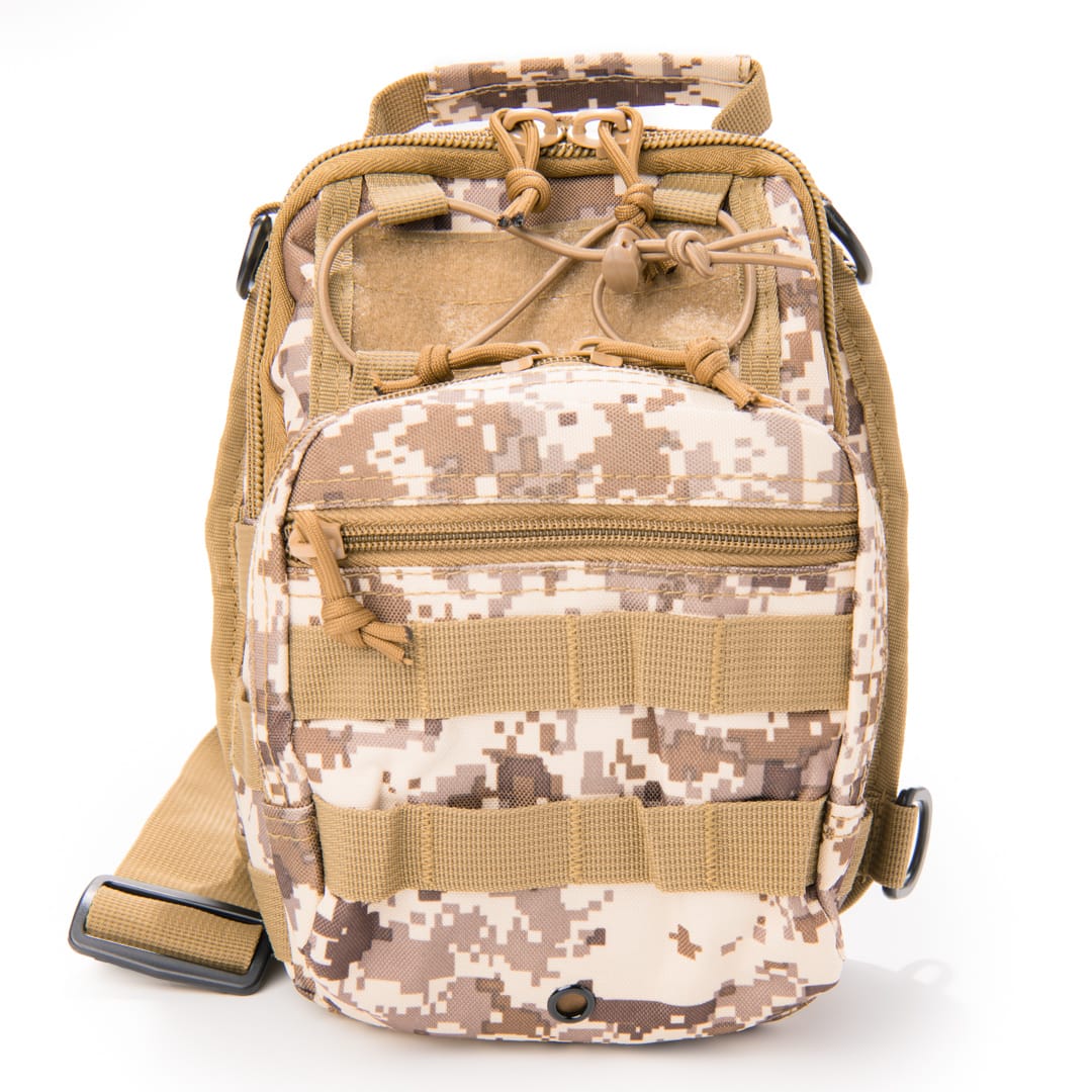 Rattlesnake Tactical - Sling Pack with Pistol Retention System, Digital Desert - Desert Digital