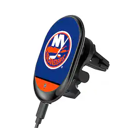 Keyscaper - New York Islanders Wireless Magnetic Car Charger - Multicolor