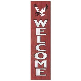 Jardine - Eastern Washington Eagles 12'' x 48'' Welcome Outdoor Leaner - Red