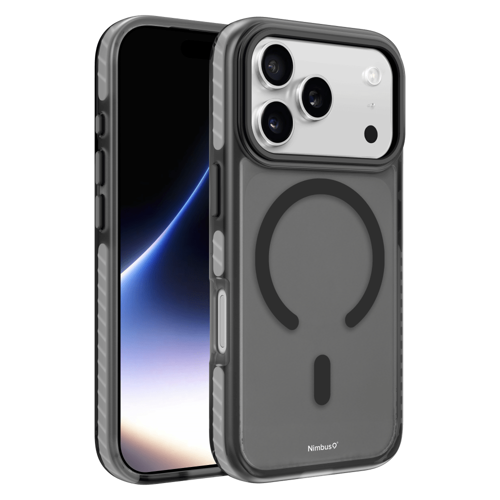 Front. Nimbus9 - Phantom 3 MagSafe Case for Apple iPhone 18 Pro / 17 Pro - Black.
