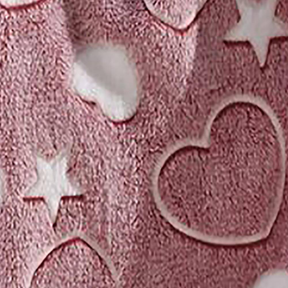 Alt View 2. Noble House - My Heart Star Micro Plush All Season Throw 50" X 60" Multicolor by Plazatex - Multicolor.