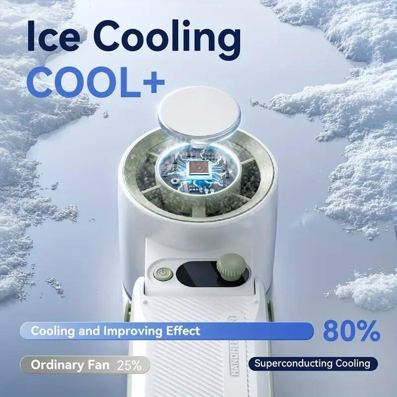 Ice Cooling COOL+  
Cooling and Improving Effect  
Ordinary Fan 25%  
80%  
Superconducting Cooling
