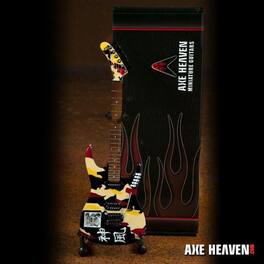 George Lynch - Axe Heaven George Lynch ESP Kamikaze Mini Guitar Replica Collectible GL-152 - Collectibles - Multicolor