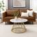 Alt View Zoom 11. Walker Edison - Modern Cage-Base Coffee Table - Faux White Marble.