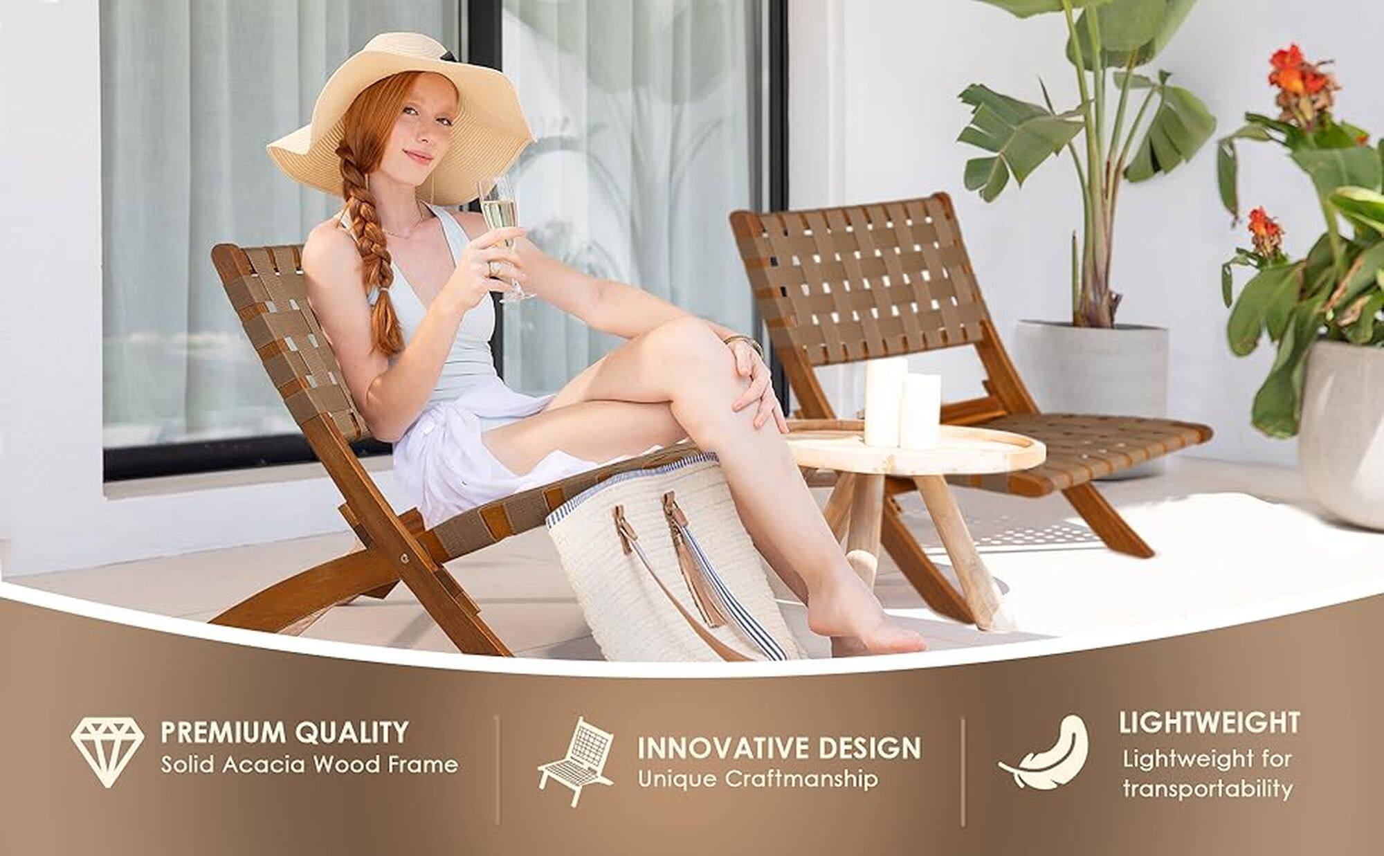Premium Quality Solid Acacia Wood Frame Innovative Design Unique Craftsmanship Lightweight Lightweight for transportability