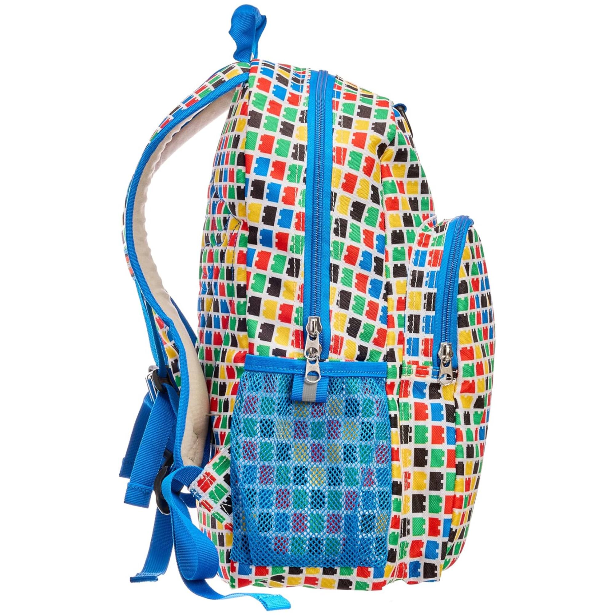 Alt View 2. LEGO - LEGO  Iconic Prints Kids School Backpack, for Travel, On-the-Go, Back to School with Adjustable Padded Straps - Multicolored.
