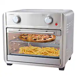 Brentwood - 1700 Watt 24 Quart Convection Air Fryer Toaster Oven - Silver