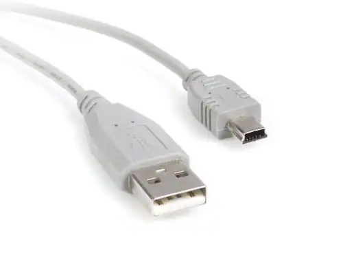 Front. Startech - 1 ft Mini USB 2.0 Cable - A to Mini B - M/M.