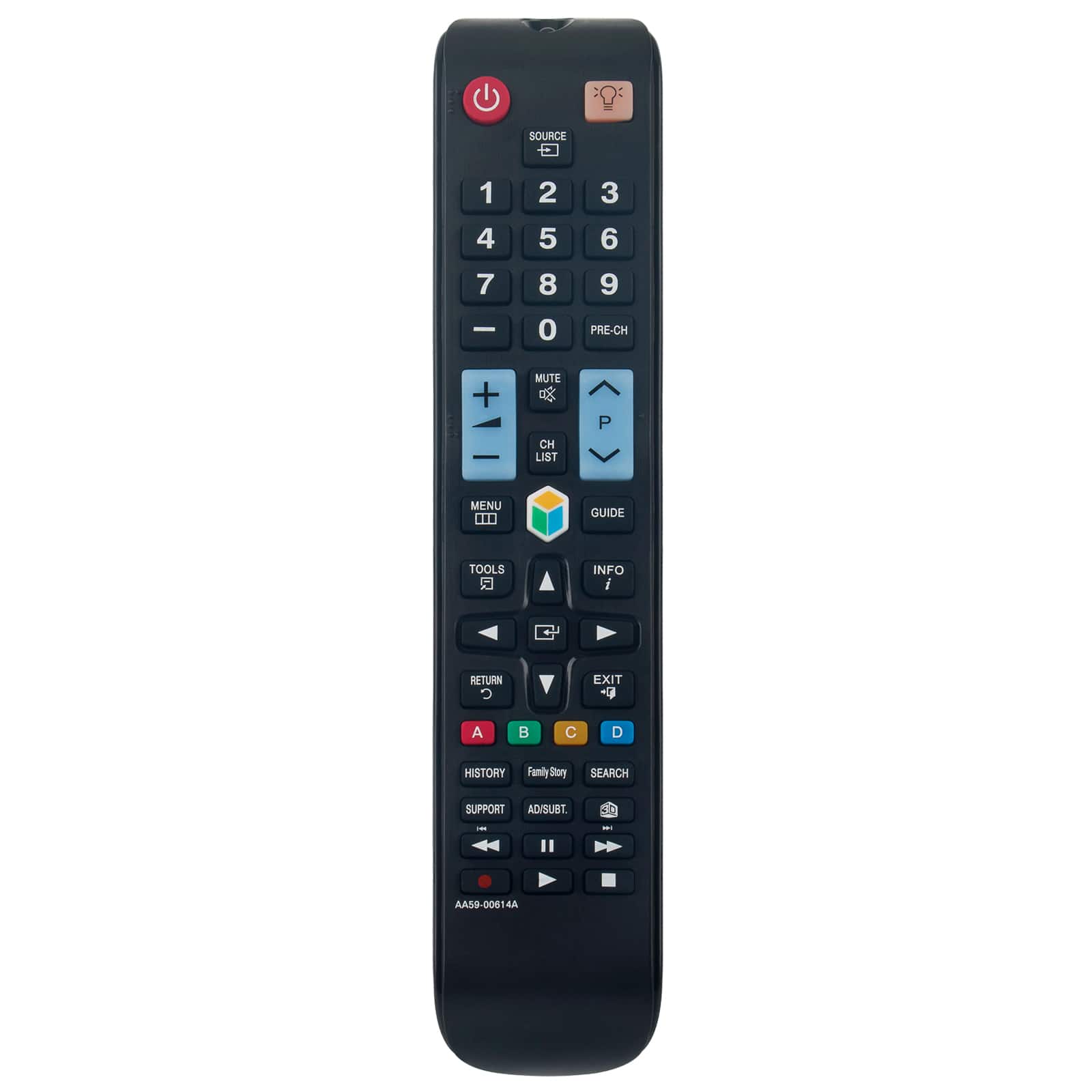 VINABTY - New AA59-00614A Replaced Remote Fits for Samsung TV UN55ES6150FXZA UN58H5005 UN58H5005AFXZA UN60EH6000F UN60EH6000FXZA - Black
