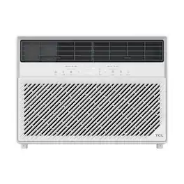 TCL - 350 Sq. Ft. 8,000 BTU, Smart Window Air Conditioner, Digital with Remote - White