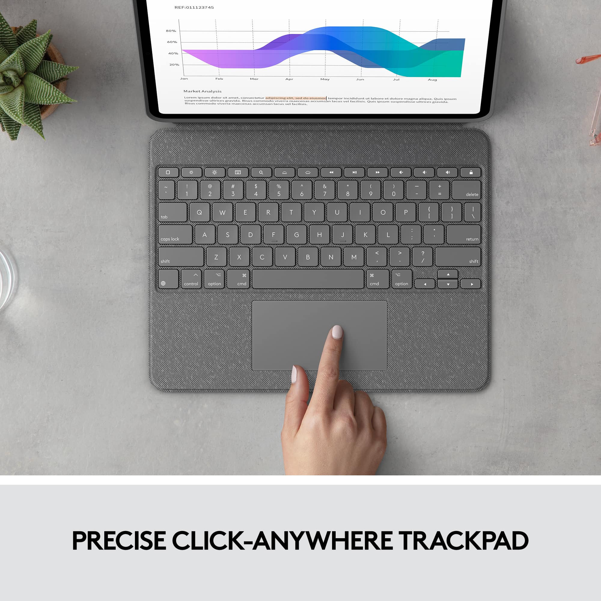 Precise Click-Anywhere Trackpad