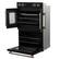 Alt View 2. Forno Appliances - Asti 7.36 Cu. Ft. Electric Double Wall Oven with Upper French Doors and Antique Brass Accents - Black.