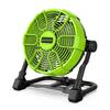 Front. Greenworks - Greenworks 24V 10" (5-Speed) Fan (500 CFM), Hybrid (AC / DC), AC Charger Included (Battery Not Included) - Green.