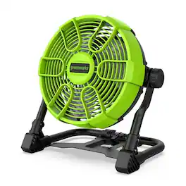 Greenworks - 24V 10" 5-Speed Fan, Tool Only - Green
