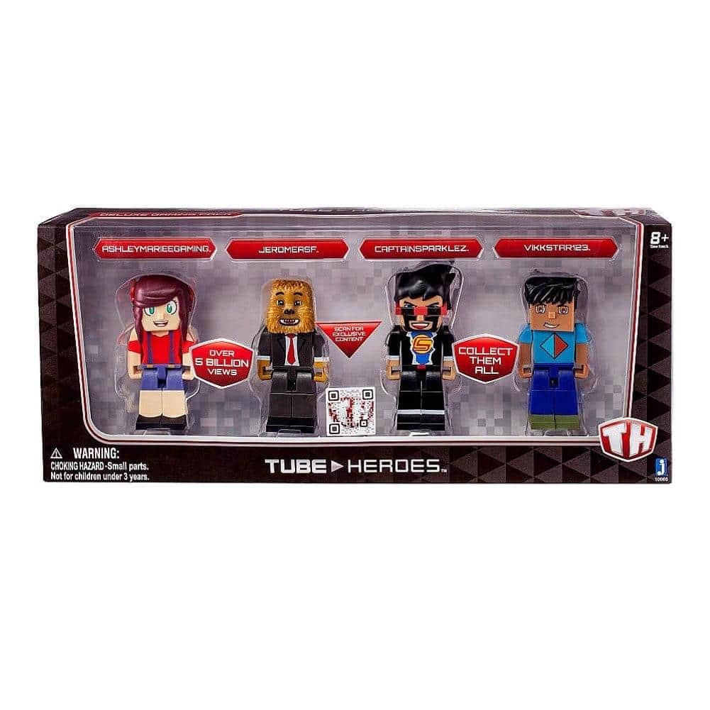 Jazwares Tube Heroes Deluxe 4 Pack 3