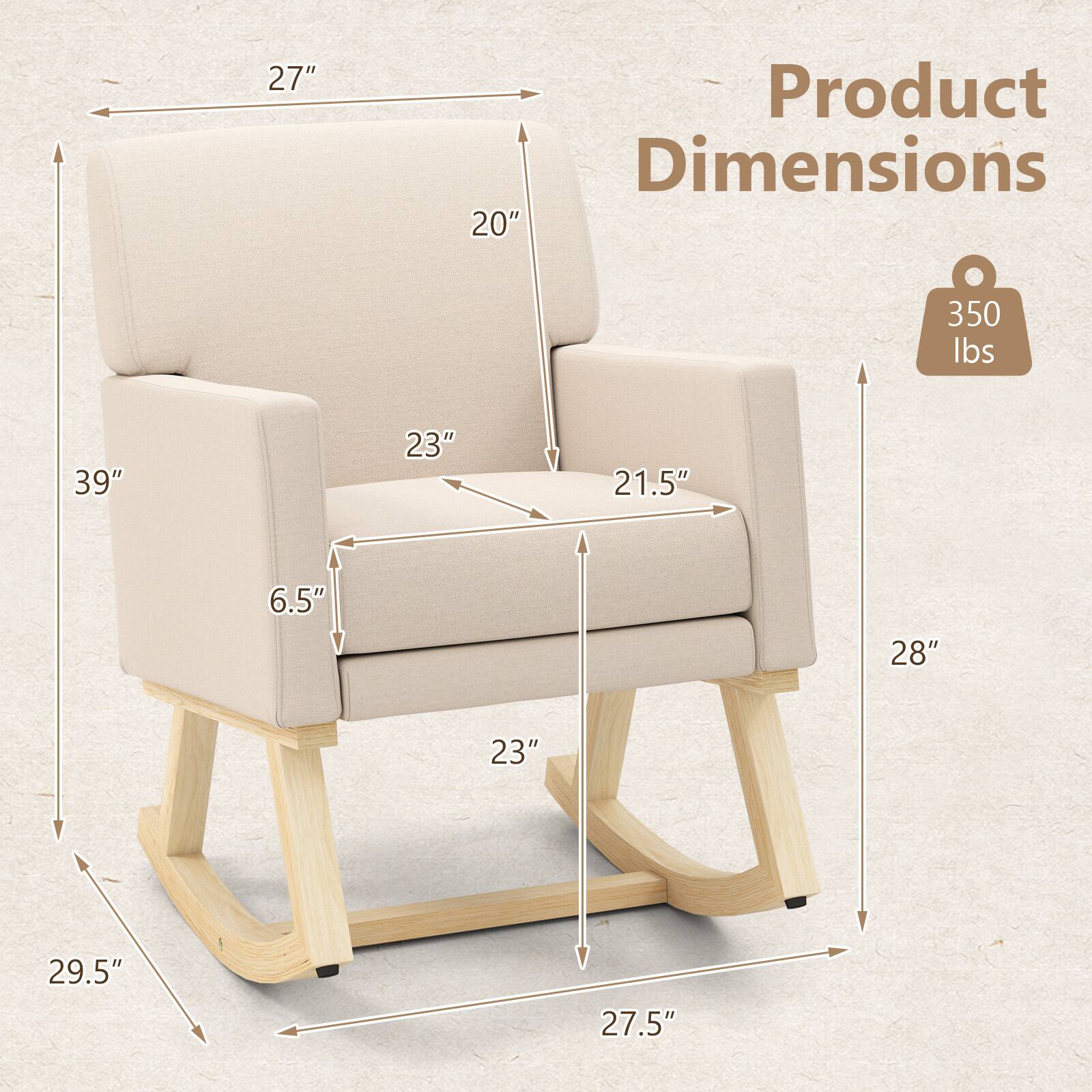 Product Dimensions  
27"  
20"  
39"  
21.5"  
6.5"  
29.5"  
23"  
28"  
27.5"  
350 lbs