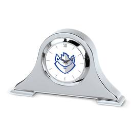 Jardine - Saint Louis Billikens Primary Team Logo Napoleon Desk Clock - Silver