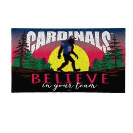 Evergreen Enterprises - 28" x 16" Bigfoot Believe in Your Team Turf Door Mat - Multicolor