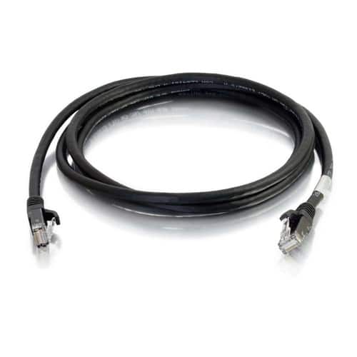 C2G - 757120007289 6-feet CAT6a Ethernet Network Patch Cable - Snagless - Unshielded (UTP) - 1x RJ-45 Male - 1x RJ-45 Male - 1 - Black