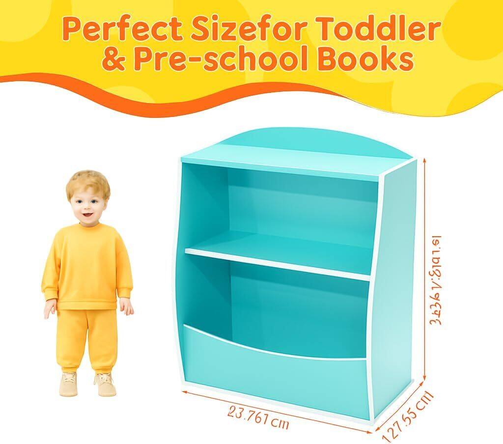 Perfect Size for Toddler & Pre-school Books

23.761 cm  
336 cm  
127.55 cm