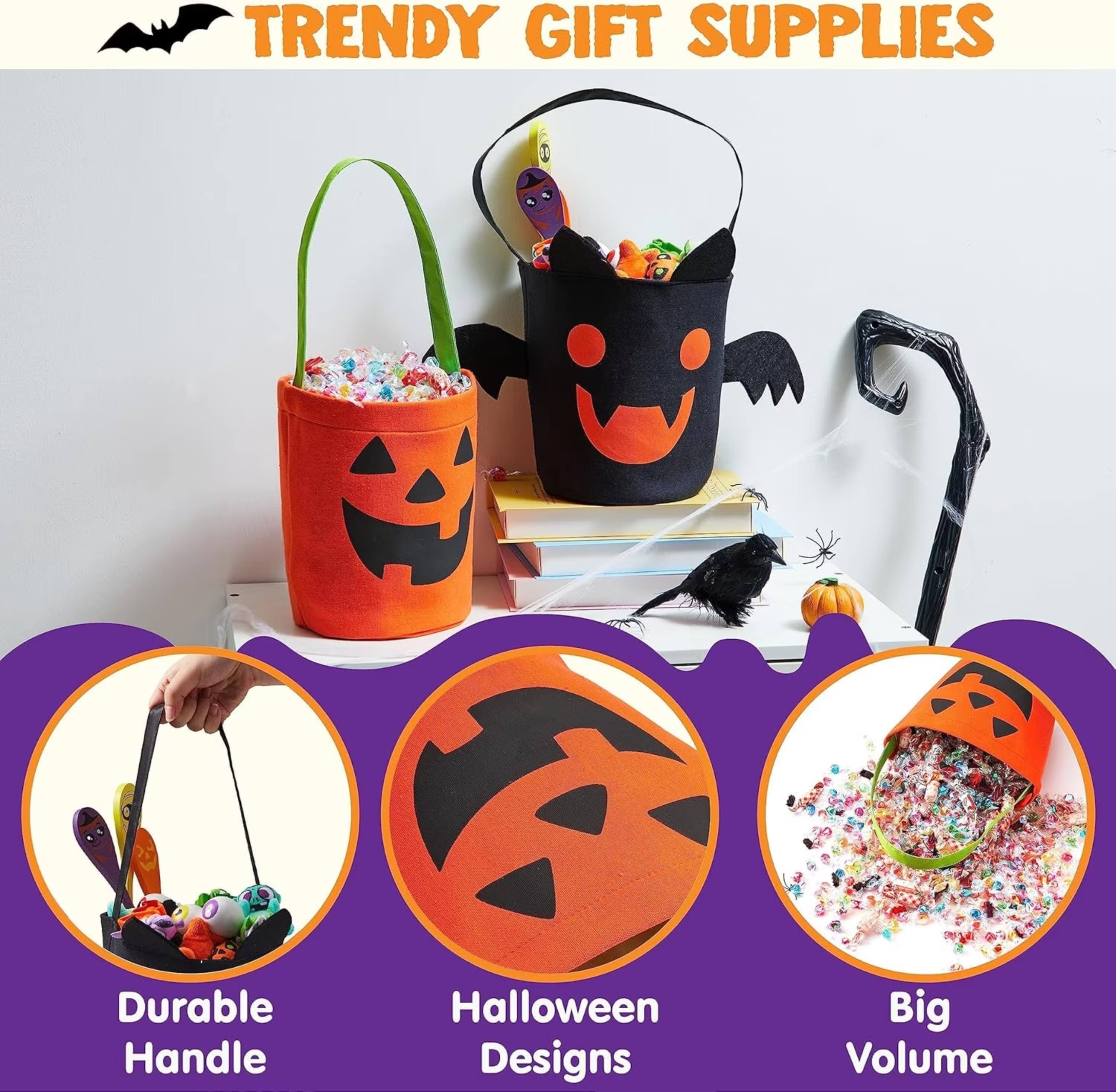 TRENDY GIFT SUPPLIES

- Durable Handle
- Halloween Designs
- Big Volume