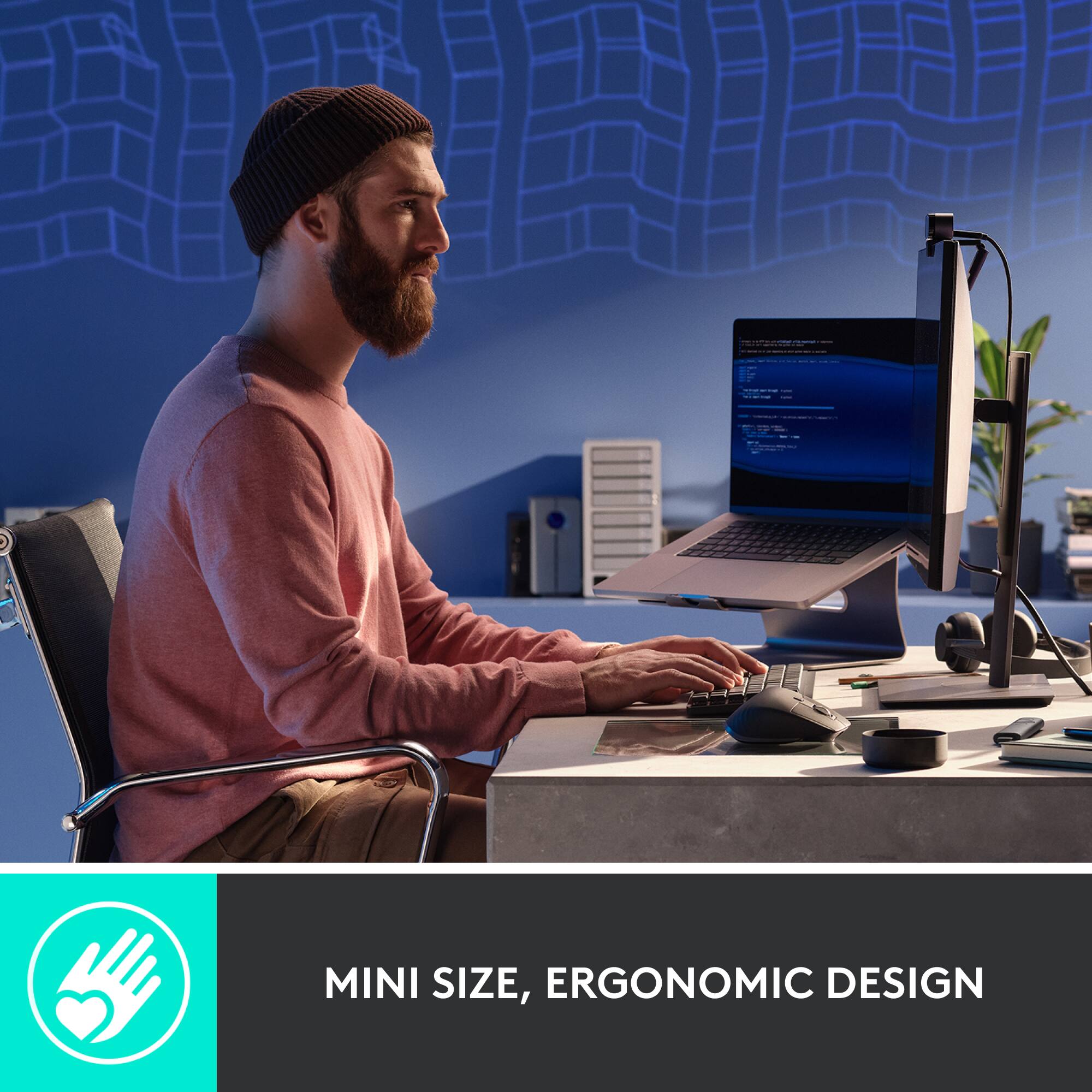 MINI SIZE, ERGONOMIC DESIGN