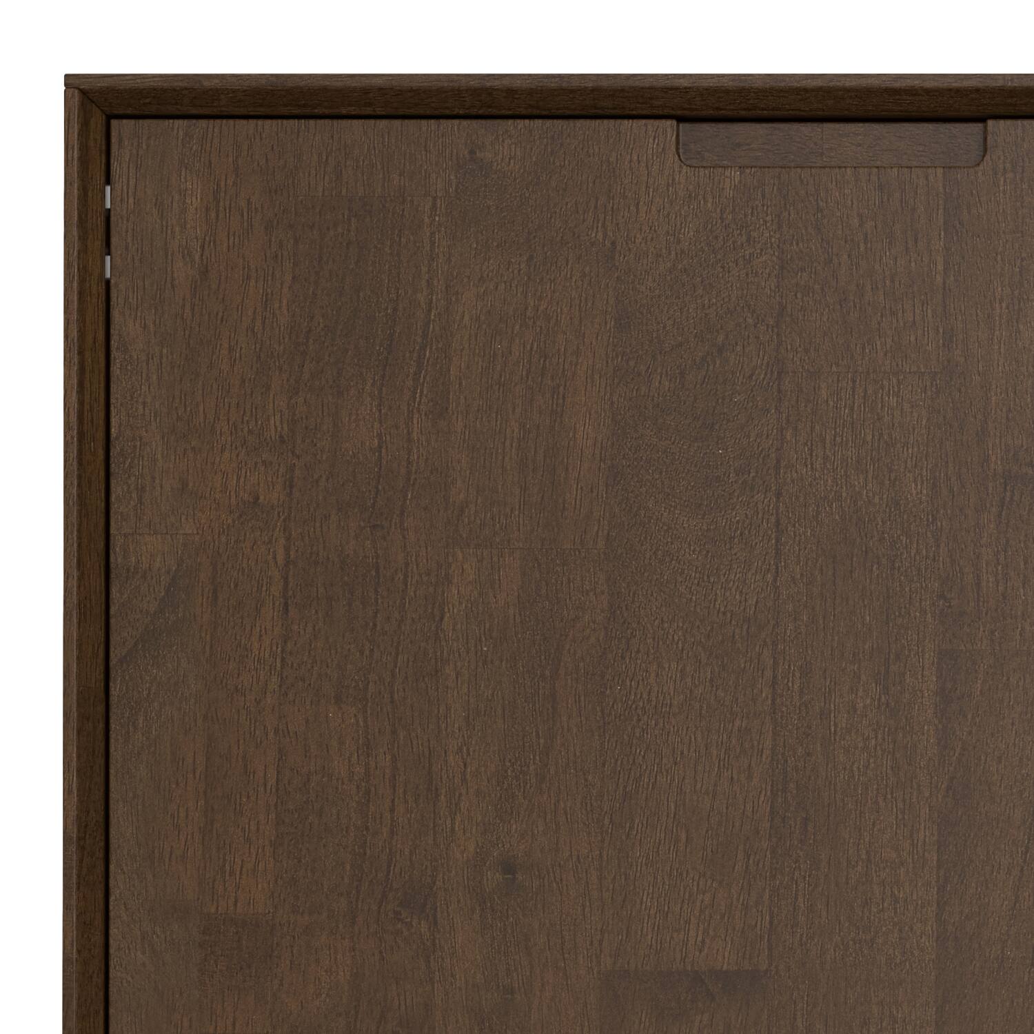 Alt View 7. Simpli Home - Banting SOLID HARDWOOD 2 Door Sideboard Buffet in Walnut Brown - Walnut Brown.