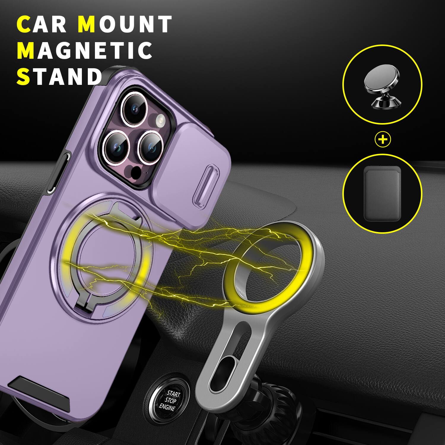 CAR MOUNT MAGNETIC STAND

START STOP ENGINE
