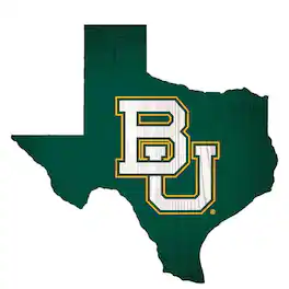 Fan Creations - Baylor Bears 12" Logo State Sign - Multicolor