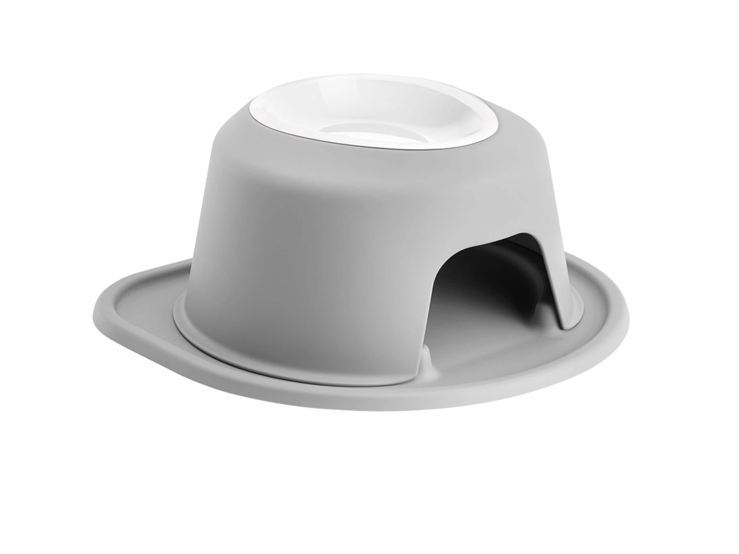 "WeatherTech - Single High Pet Feeding System | Elevated Pet Bowl - 6"" High Stand Light - Grey - 32 oz (4 Cup) BPA-Free Plastic Bowl - Light Gray" price history on PriceWatchPro