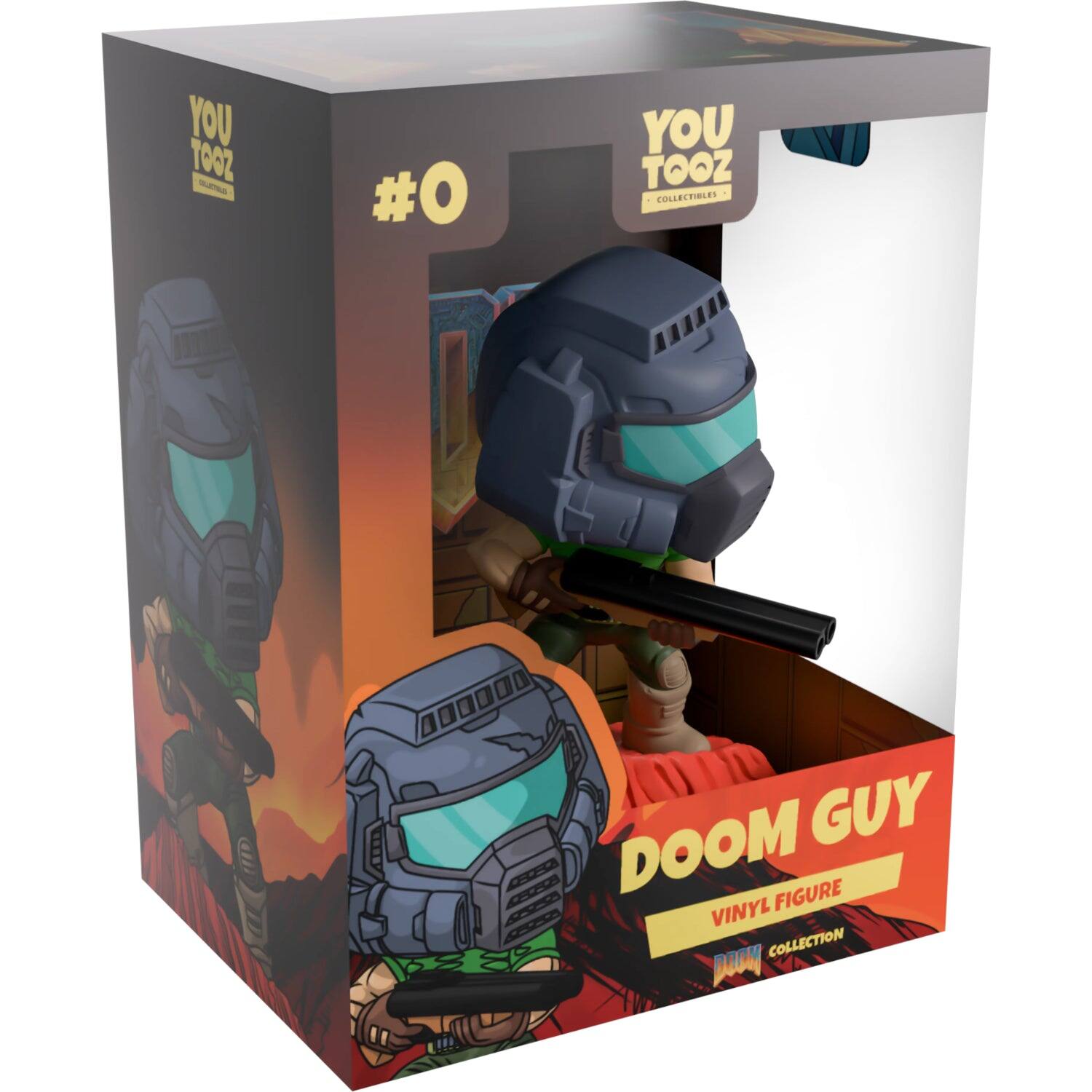 YOU TOOZ COLLECTIBLES  
#0  
DOOM GUY VINYL FIGURE BOOK COLLECTION