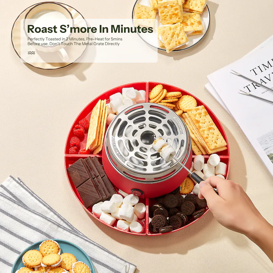 S'MORES GALORE ™ Máquina eléctrica de soplos para interiores - Perfe S'MORES GALORE ™ Máquina eléctrica de soplos para interiores - Perfe