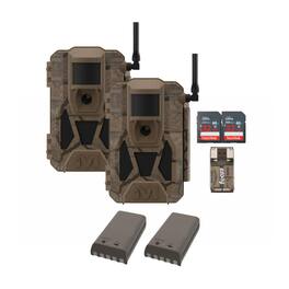 Muddy - Matrix 2.0 Power Pack 36MP Trail Camera 32 GB SD, Card Reader (2 Pack)
