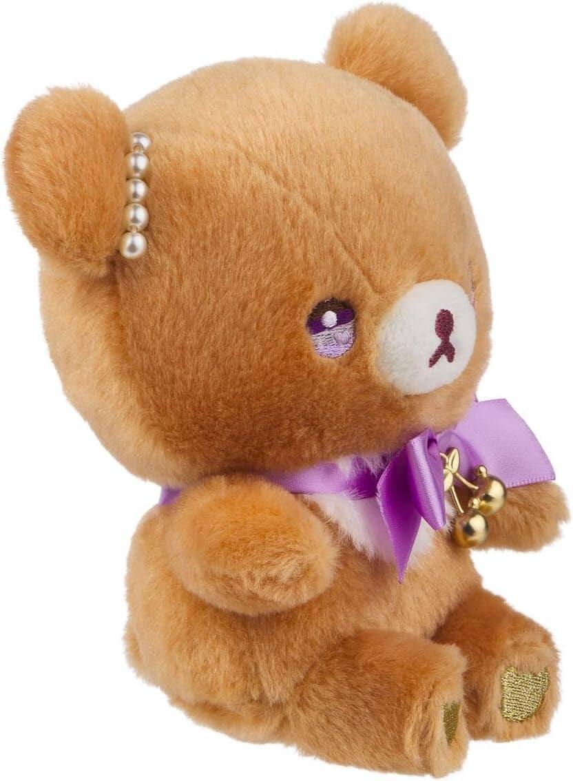 Alt View 3. Rilakkuma - Chairoikoguma San-X Original: with a Shining Jewel Cherry Plush.