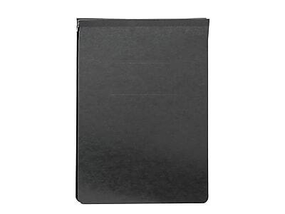 Front. Smead - Smead Premium Pressboard 2-Prong Report Cover, Letter Size, Black, Each - Black.