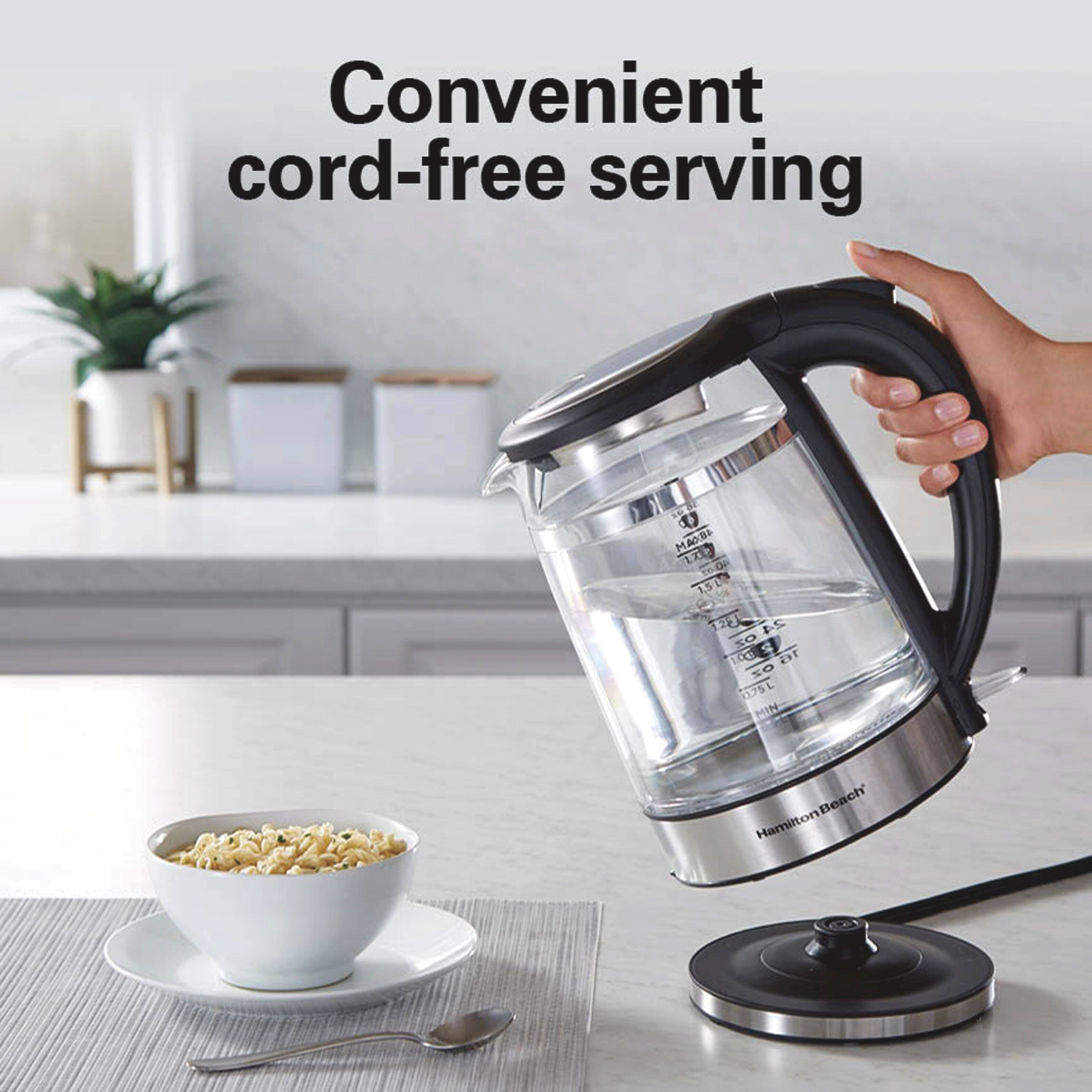 Convenient cord-free serving

1. 1,5L 128 24   OZ 16 0.75L MIN

Beach Hamilton