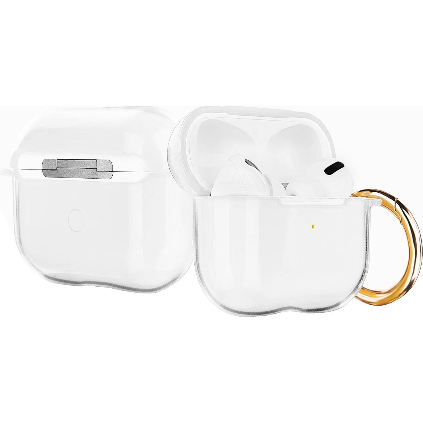 Alt View 11. SaharaCase - Hybrid Flex Series Case for Apple AirPods 3 (3rd Generation) - Clear.