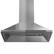 Angle. ZLINE - 36 in. Professional Wall Mount Range Hood - Stainless Steel.