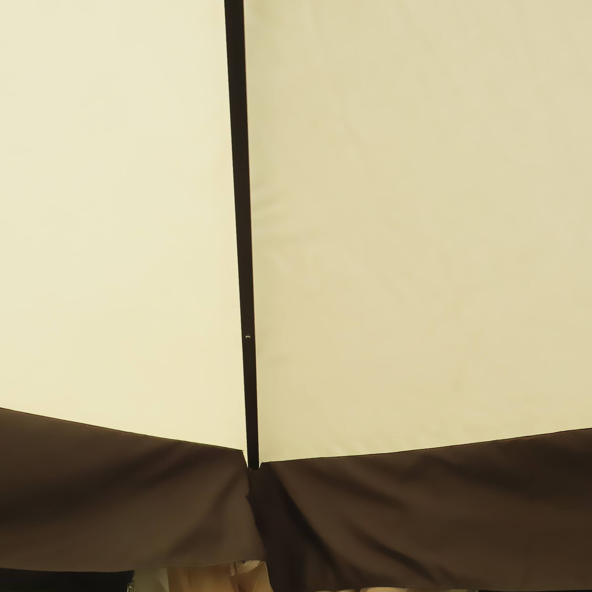 Alt View 7. Outsunny - 11' x 13' Patio Gazebo, Double Roof Outdoor Gazebo Canopy Shelter with Netting & Curtains - Beige.