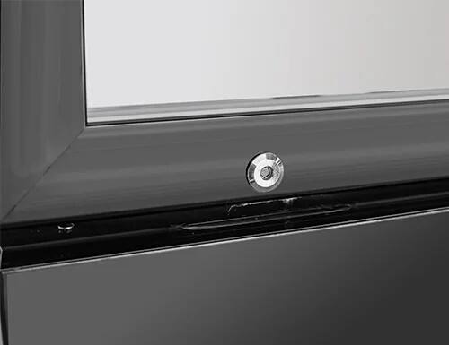 Alt View 6. Equator - Equator Vitlife 36 Cu Ft Commercial 2 Glass Door Merchandiser Refrigerator, LED, Adjustable Shelves, Auto Defrost ETL - Black.