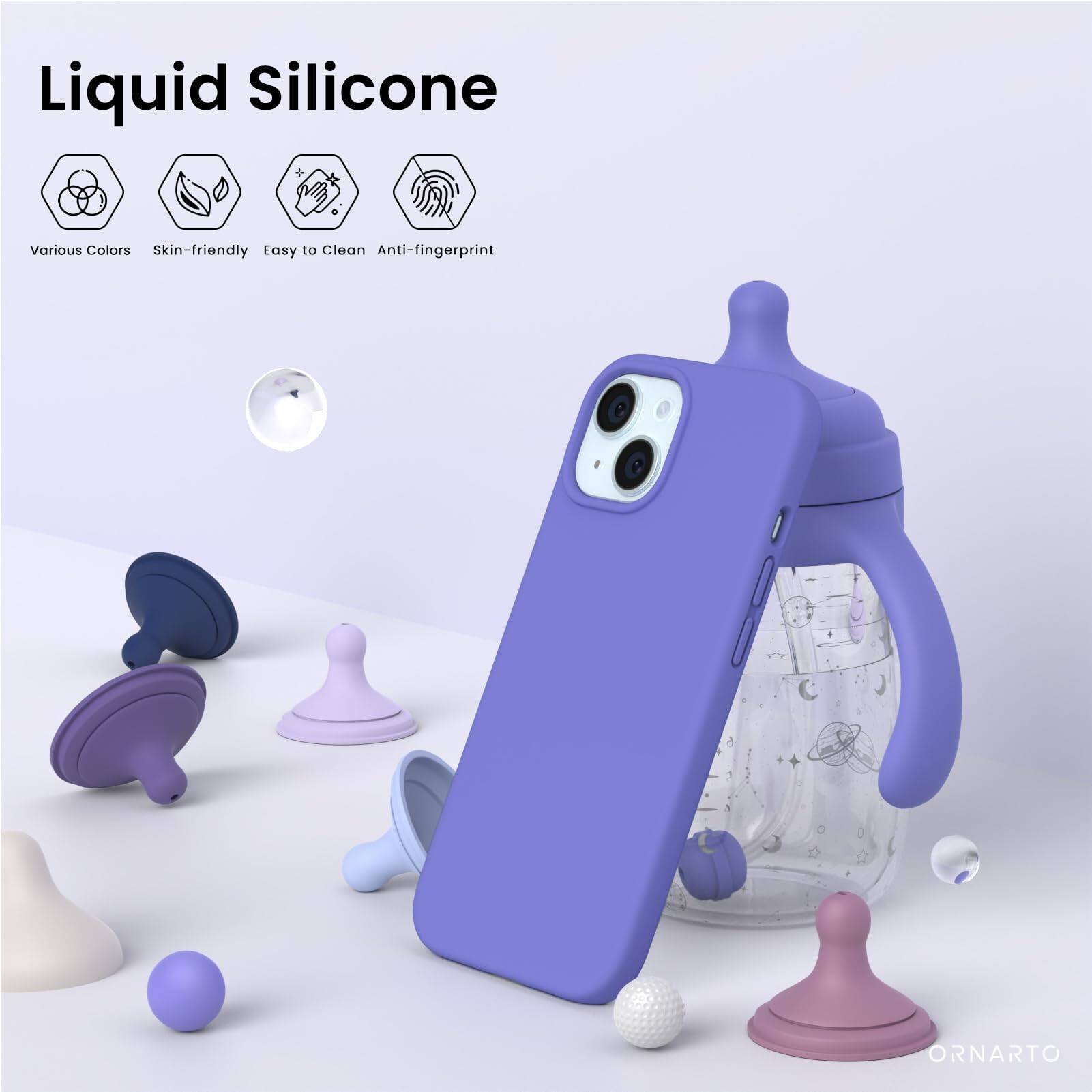 Liquid Silicone, Various Colors, Skin-friendly, Easy to Clean, Anti-fingerprint, ORNARTO