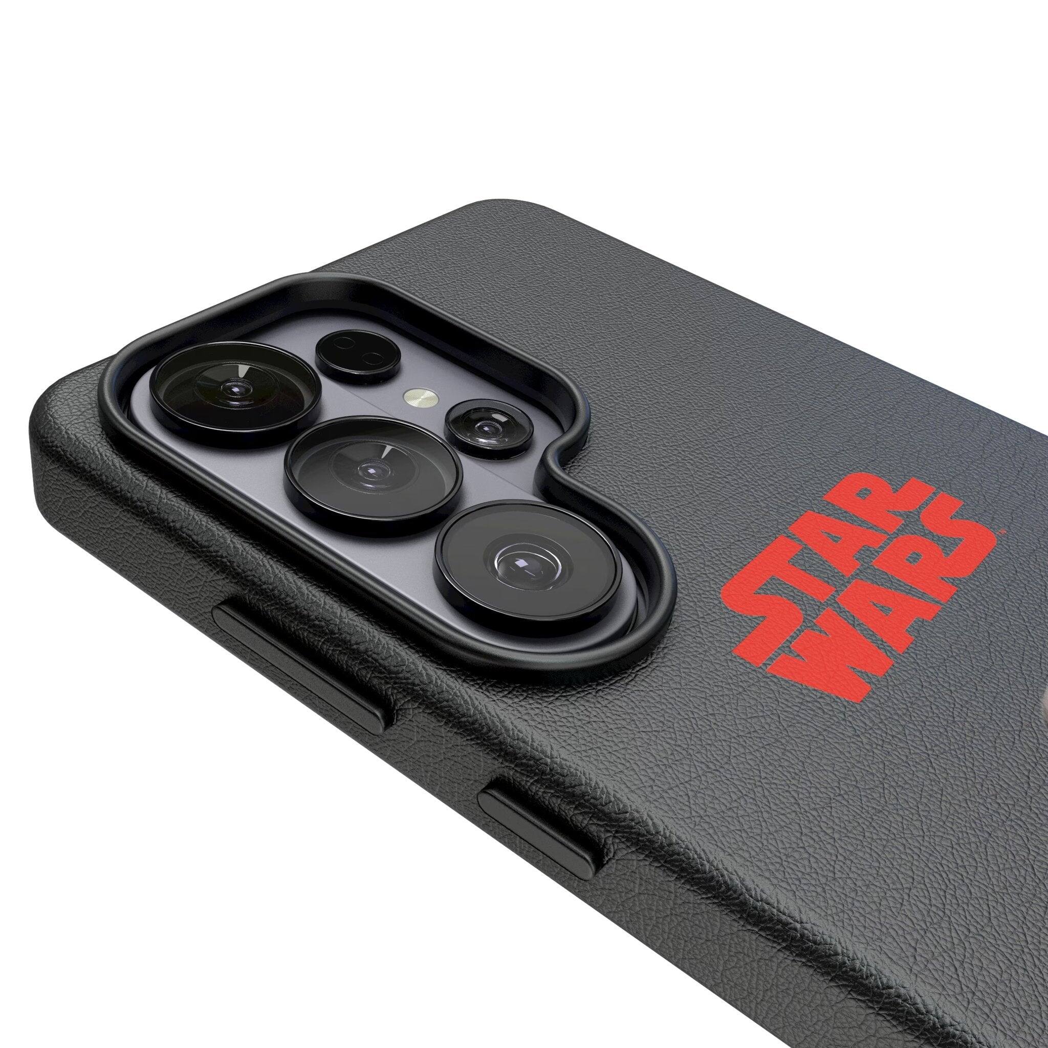 Left. Keyscaper - Star Wars: A New Hope Color Block MagSafe Compatible Phone Case - Samsung Galaxy S26 Ultra - Stormtrooper.