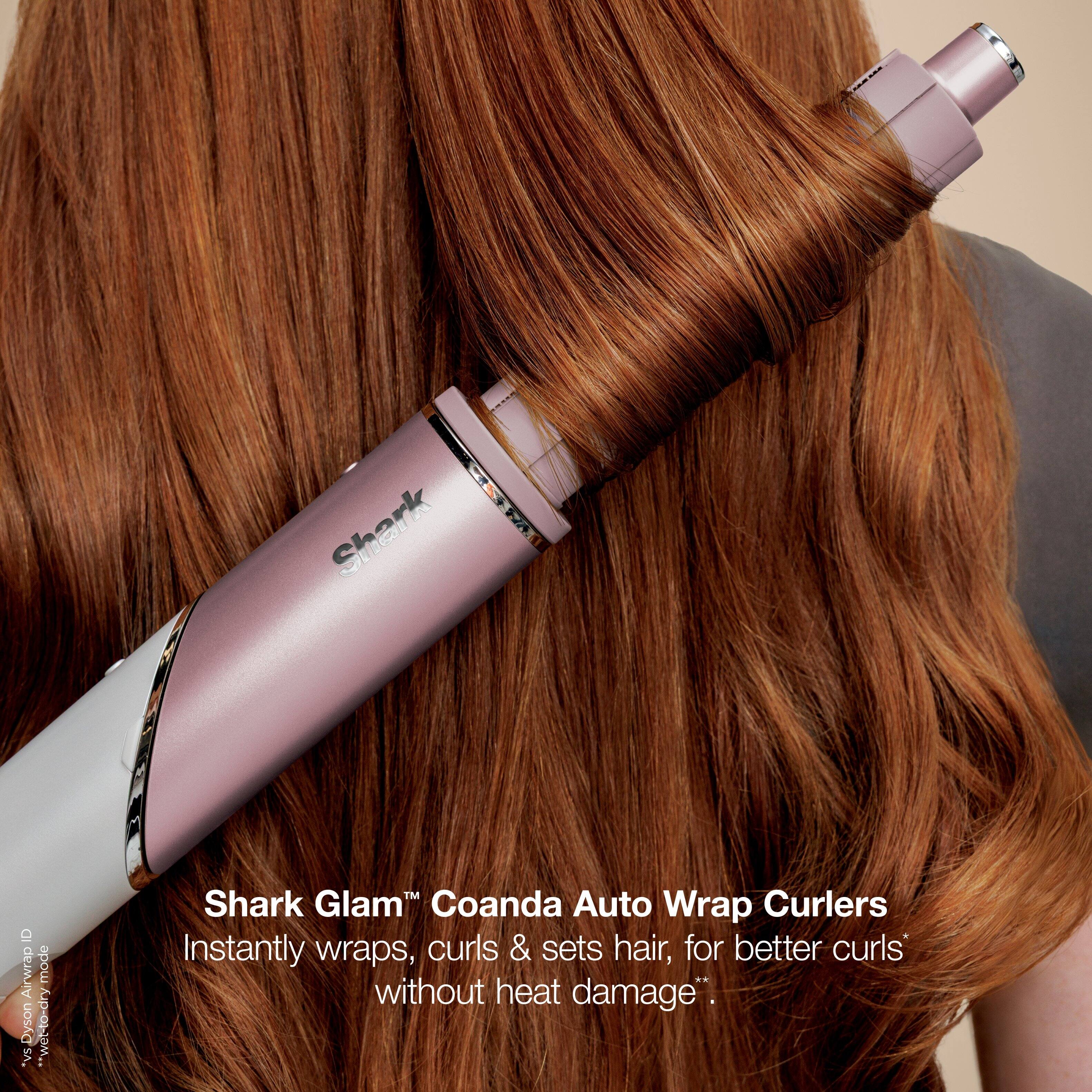 Shark Glam™ Coanda Auto Wrap Curlers  
Instantly wraps, curls & sets hair, for better curls without heat damage.