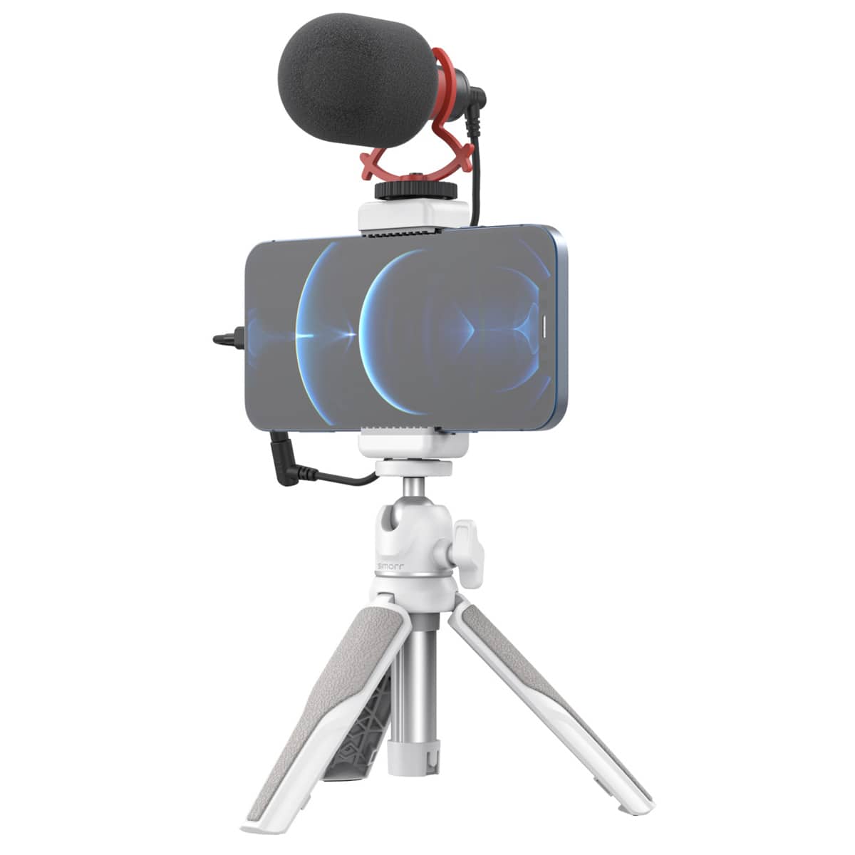 Smallrig - simorr Vigor VK-20 Vlog Tripod Kit with Single Cold-Shoe Phone Clamp, Ronda White price history on PriceWatchPro