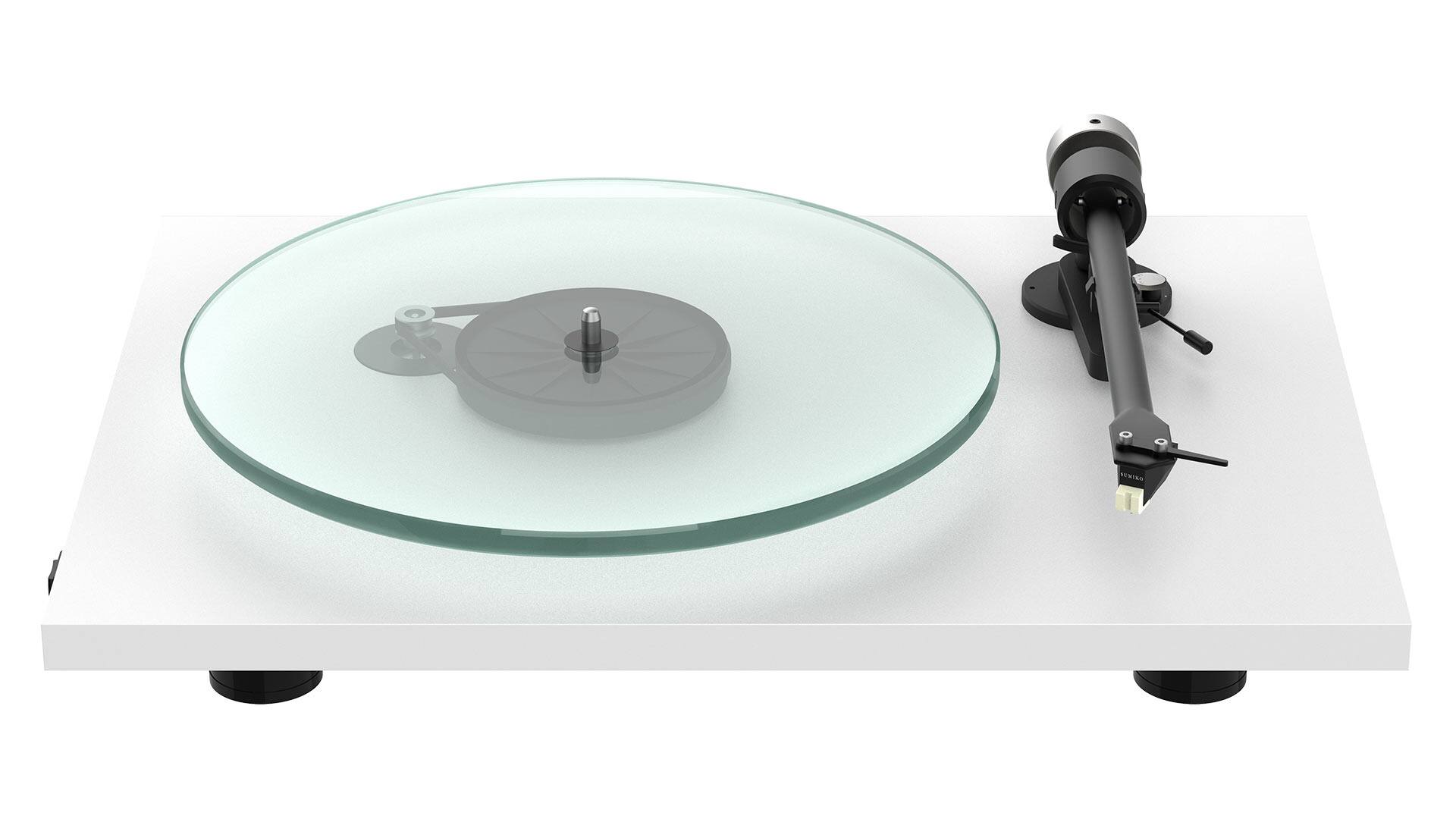 Alt View 11. Pro-Ject - T2 Turntable - Satin White.