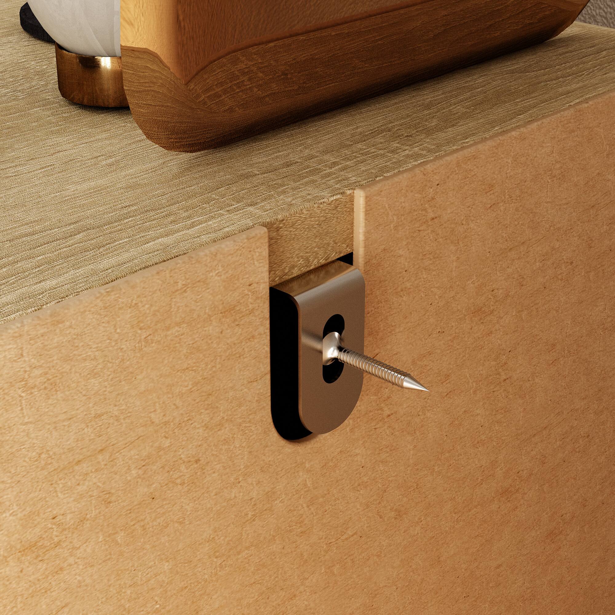 Alt View 5. FUFU & GAGA - FUFU&GAGA Japandi Rattan - Door Storage Cabinet: Anti - Tip, Rounded Edges for Multi - Room Use - Yellow.