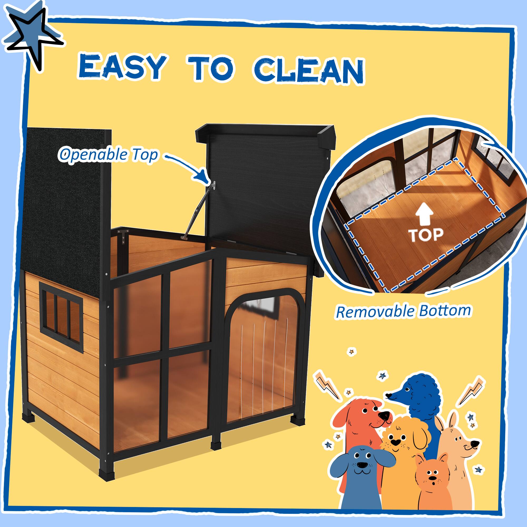 EASY TO CLEAN

Openable Top

Removable Bottom